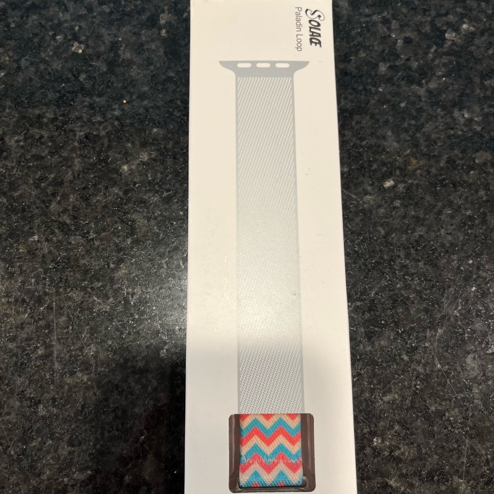 Solace Loop Watch Band with Chevron Pattern